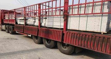 鹤岗 白麻荔枝面外墙干挂，工厂装车日常