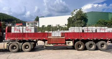 鹤岗 芝麻灰花岗岩地铺石出货日常