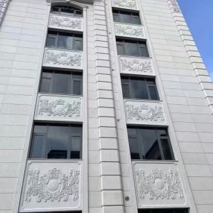 鹤岗 白麻荔枝面花岗岩别墅外墙干挂