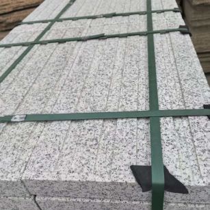 鹤岗 白麻花岗岩直行盲道石，盲条，地铺石