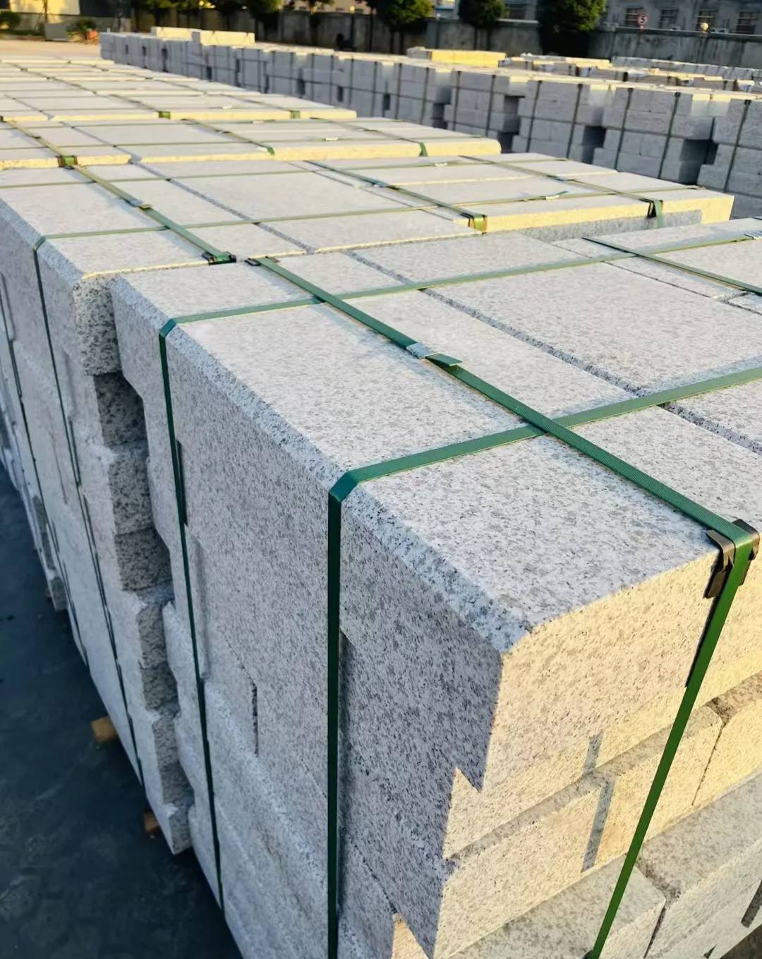 鹤岗 白麻花岗岩路沿石，马路牙子，路缘石，平石，立缘石等