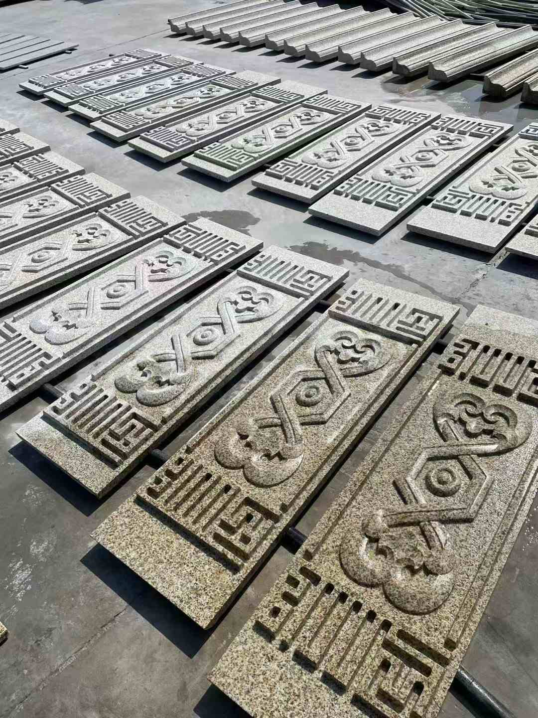 鹤岗 黄金麻花岗岩外墙雕刻板