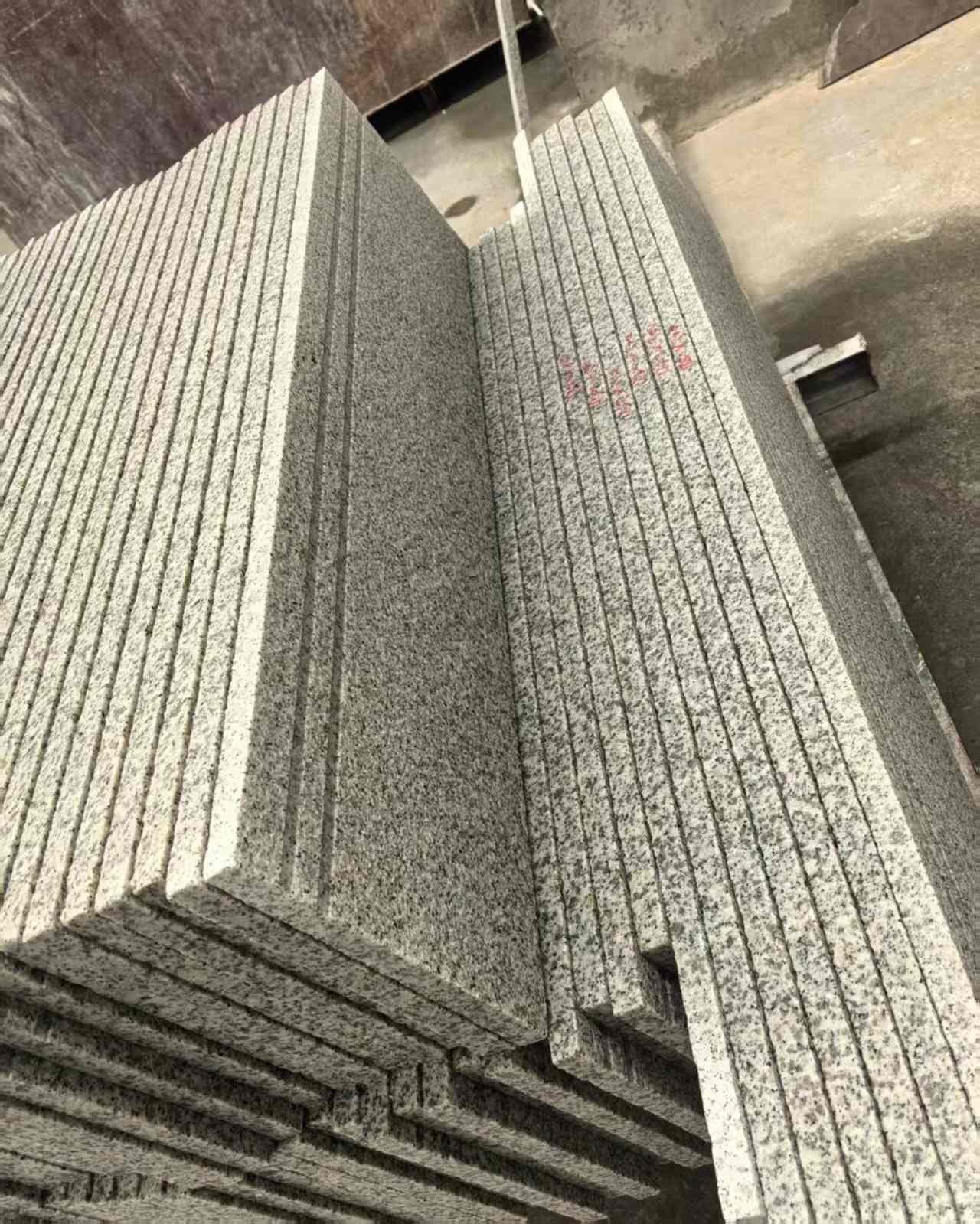 鹤岗 白麻荔枝面花岗岩楼梯踏步