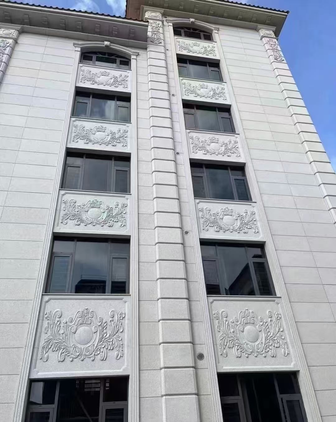 鹤岗 白麻荔枝面花岗岩别墅外墙干挂