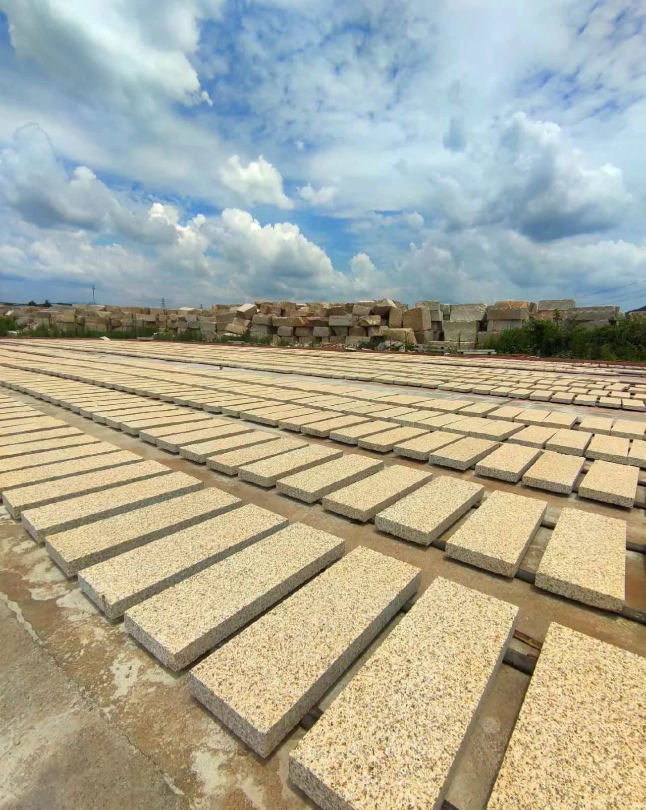 鹤岗 黄金麻花岗岩荔枝面地铺石防护中