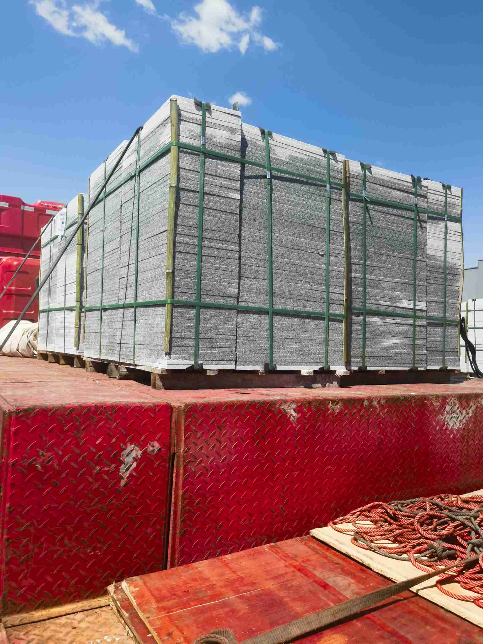 鹤岗 芝麻白火烧规格板地铺石300*600/600*600