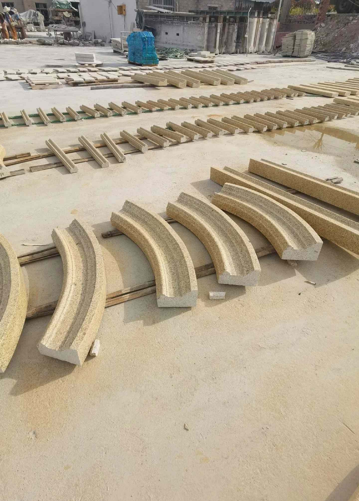 鹤岗 黄金麻花岗岩别墅线条